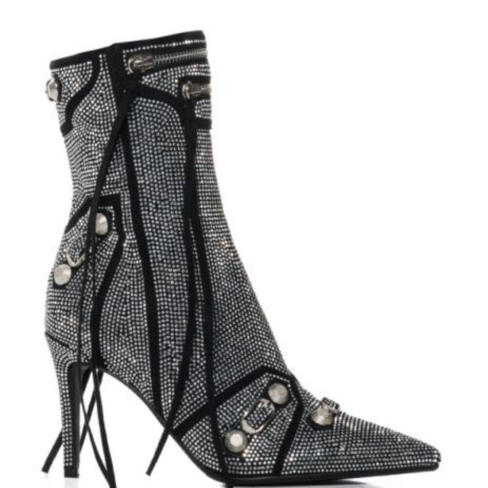 AZALEA WANG " BEJEWELED MAVRICK " MULTI BOOTIE ( BRAND NEW !!!!!!!!!!!!!!!!!!!!! - Picture 8 of 10